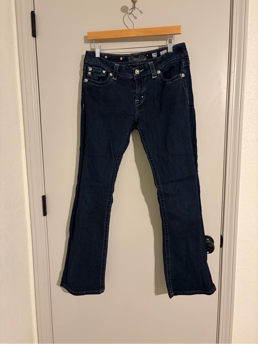 Miss Me Dark Blue Boot Cut Jeans